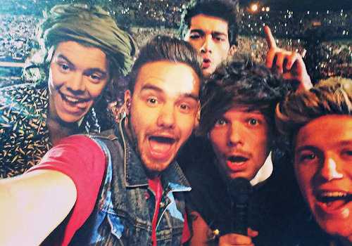Selfie on the stage